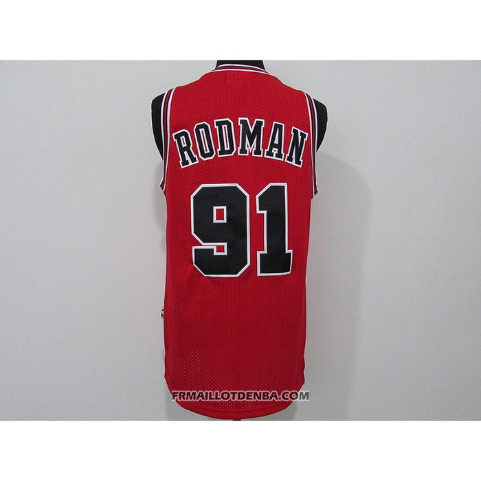 Maillot Chicago Bulls Dennis Rodman Mitchell & Ness 1997-98 Rouge